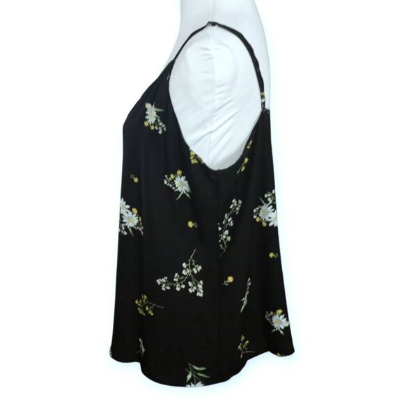Socialite Black Floral Scallop Cami Sz.XL EUC - Picture 3 of 6